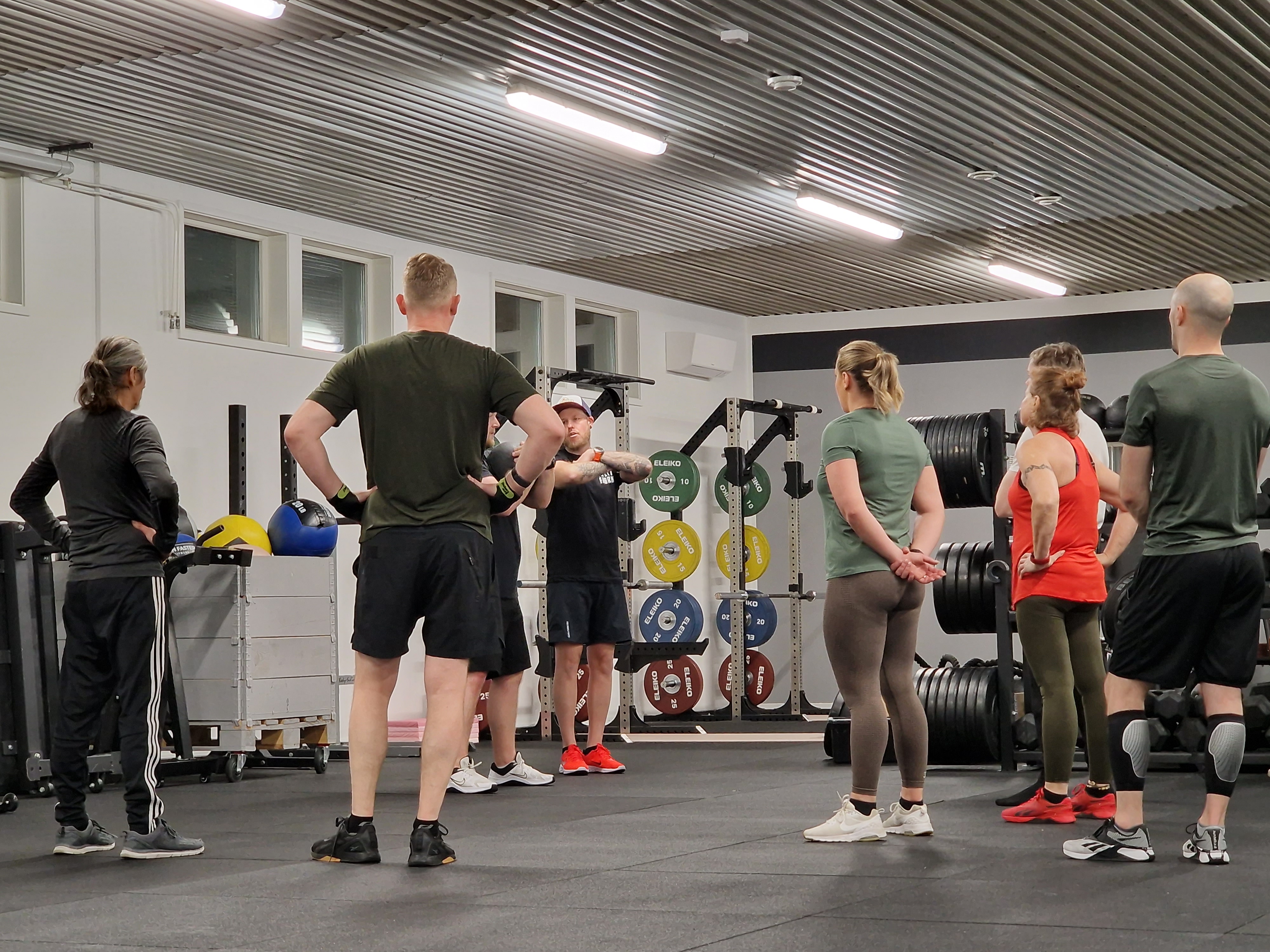 Träning på Varbergs Atletfabrik